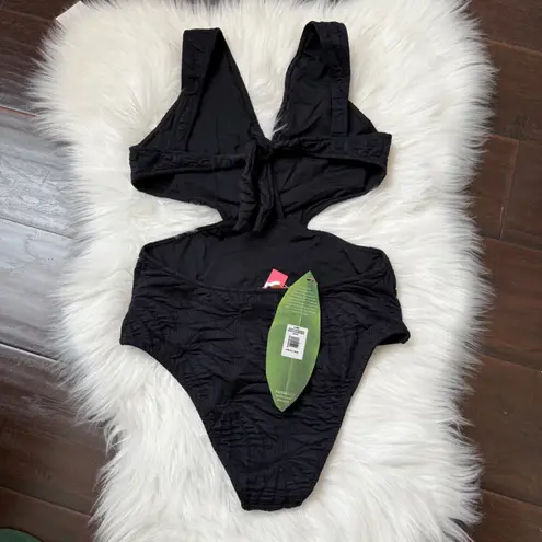 Farm Rio Copabanana Side Cutout Quilted One-Piece Swimsuit