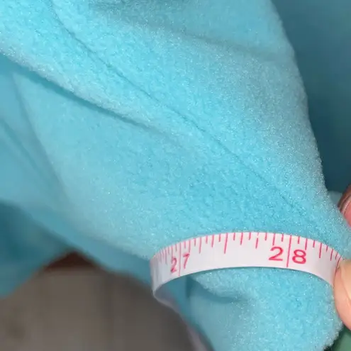 Denim & Co. Fleece Zip Front Long Sleeve Jacket 28” P2P Blue Size 3X