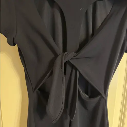 Bailey44 Bailey/44 Delos Tie-Back Mini Dress, black, small