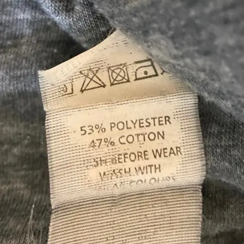 Jim Beam Gray Distressed Cap Sleeve Crew Neck Bourbon Whiskey T Shirt Size 18