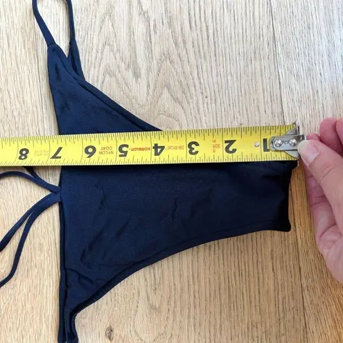 frankie's bikinis  - Side Tie Bottoms in Black