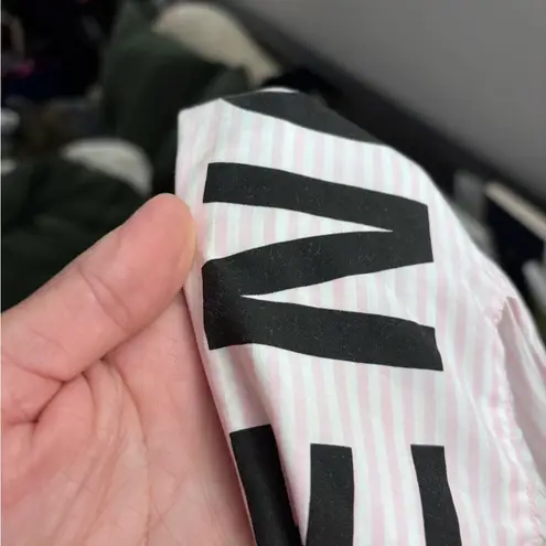 Balenciaga New Swing Logo Button Down Striped Shirt Size XS