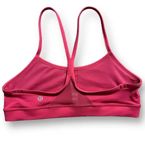 Lululemon  Flow Y Bra IV in Pink Boom Juice Sz. 6