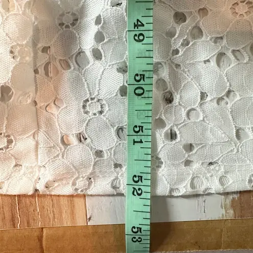 Julia Jordan Tiered Eyelet Maxi Dress Size US 8 Ivory