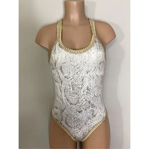 PilyQ New. PQ snakeskin one piece. Medium . Retails $168