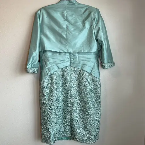Jolene by Josh & Jazz Social Occasion 15311 Seafoam Green Sz 18 Mother of Bride