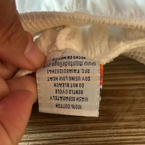 NWT Manta Del Lago Womens Casual Pants Sz 1X White Straight Leg Boho