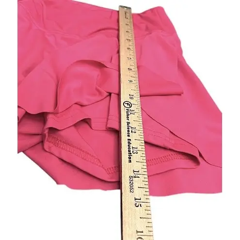 Pink Athletic Skirt Skort S with 2 Pockets Workout Running Gym Flirty Flouncy