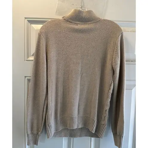 NY&C Cozy Cable Knit Sweater With Criss