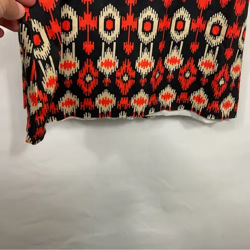 Saints & Hearts Flare Leg Bell Bottom Aztec Print Pants Size Small