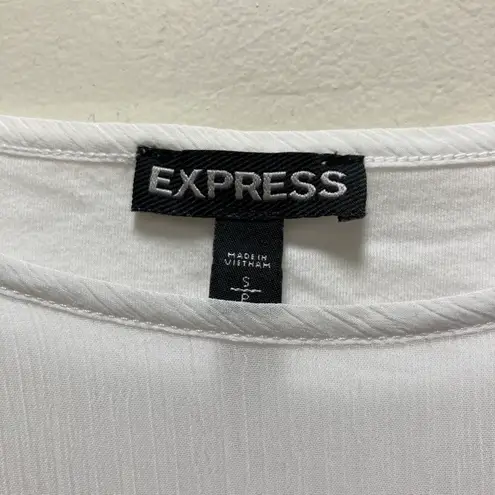 EXPRESS Mesh Panel Blouse - Image 7