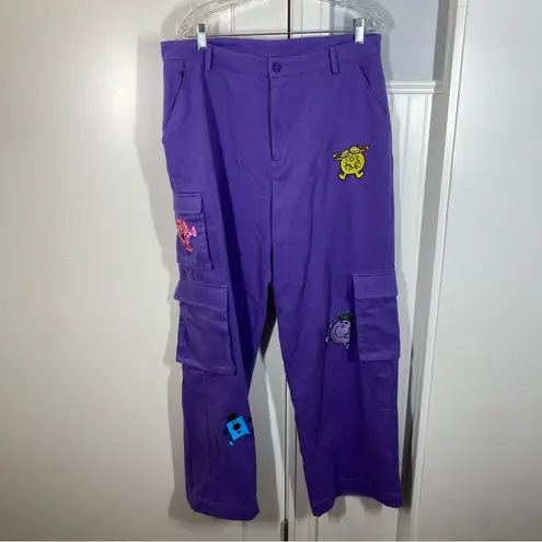 Samii Ryan Patchwork Cargo Pants Official Collaboration With Mr. Men Little Miss