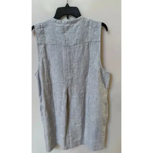 Faherty Isha Dress in classic Blue Mini Stripe size XXL $178.00 retail