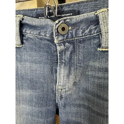 Ralph Lauren Sport Madison 888 Jeans Women's 28 Light Wash Distressed Denim