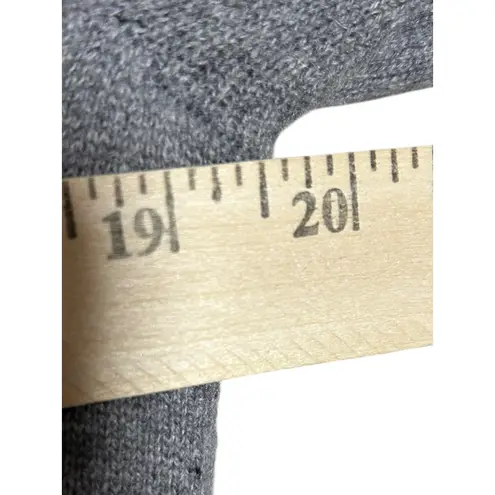 C by Bloomingdales Cashmere Gray Asymmetrical Zip Front Cardigan Sweater Large