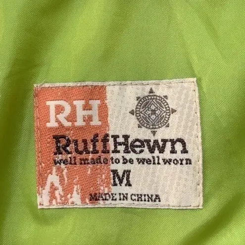 Ruff Hewn quilted vest with wool blend houndstooth accent M