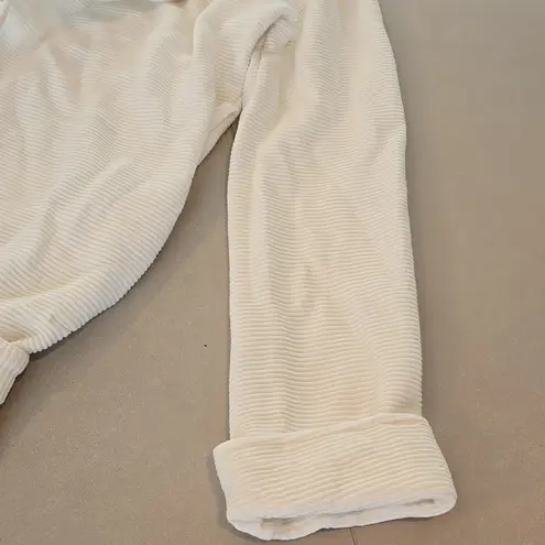 Frette White Luxury Cozy Robe With Wrap Belt Size L