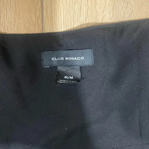 Club Monaco strapless peplum top