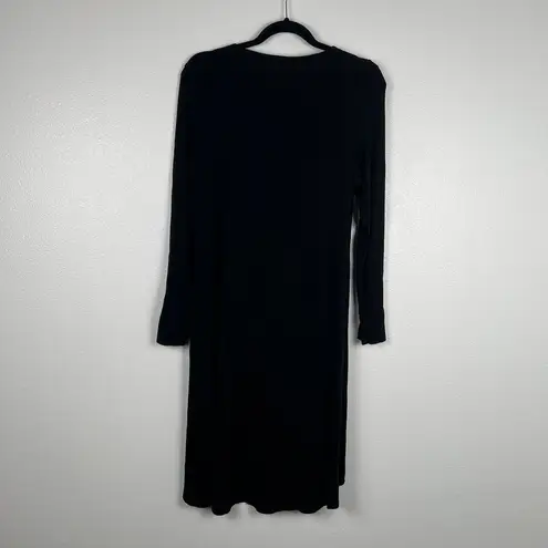 Eileen Fisher  Long Sleeve Scoop Neck Dress‎