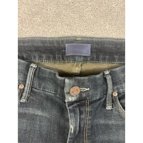 mother Jeans the looker 27 jaded and torn skinny Blue