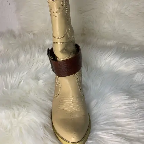 Handmade Women Removable Boot Band. One Size Boot Cuff Brown