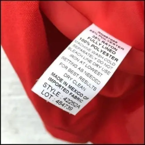 Requirements Women’s Red Blazer Jacket