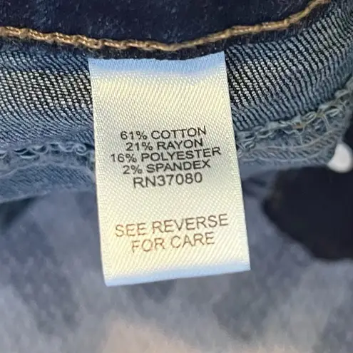 C. EST 1946 DENIM Women’s Dark Wash Classic Blue Denim Jean Shorts Plus Size 18W