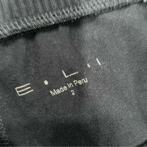 E.L.I J’envie Peruvian Pima Cotton Luxary Yarn Tapered Jogger Casual Pants Black Size L