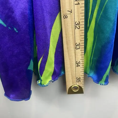 Oscar de la Renta Vintage Swimwear Women Swim Cover Up Large Retro Pockets Artsy