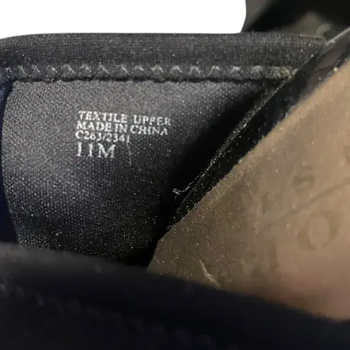 New York Transit Black Wedge Sandal Mules Women's 11 Business Casual Going Out