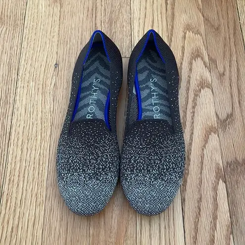 Rothy's Rothy’s the Loafer in grey sparkles metallic dots size 7 thumbnail 2