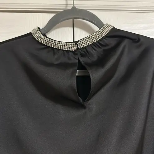 Generation Love ASHLEY CRYSTAL BLACK BLOUSE