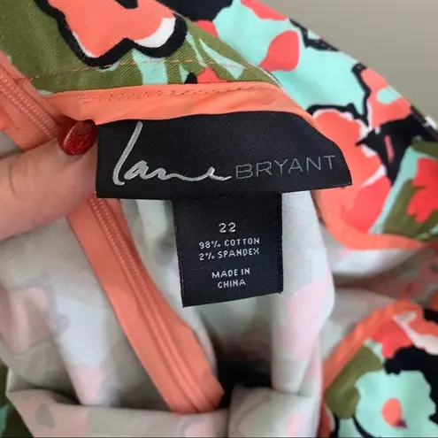 Lane Bryant  Floral Pencil Skirt