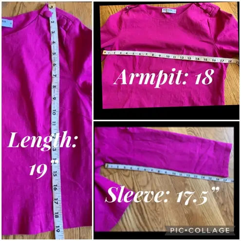 Two piece matching set outfit magenta size M Size M