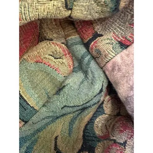 Unbranded Reversable Horses Stallion Tapestry Embroidered Mix Media Hobo Bag