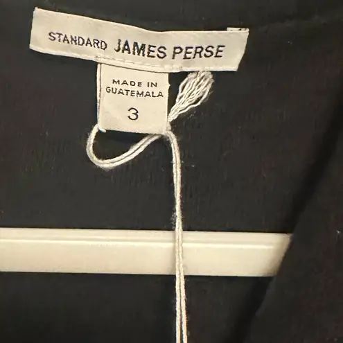 James Perse  Black Double-Breasted Pea Coat - Image 6