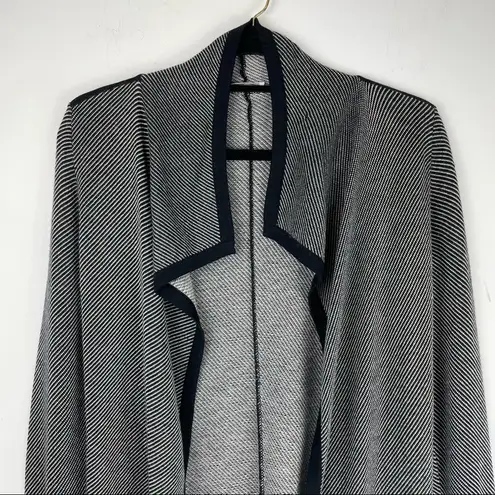 Max Mara Giacca Filato Knitting Yarn Silk Cashmere Blend Stripe Cardigan Sweater