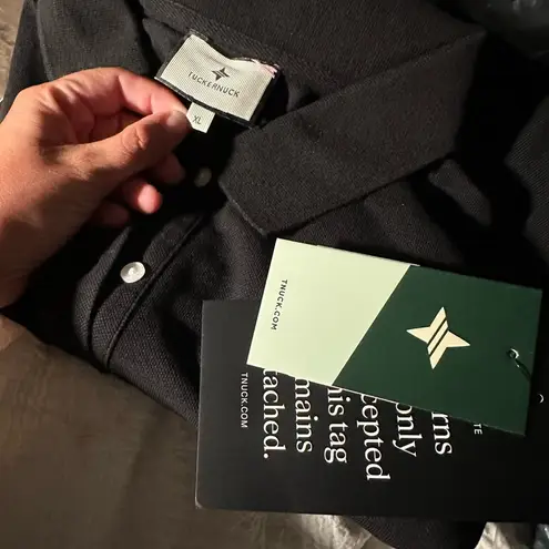 NWT Tuckernuck Black Pique May Polo Dress XL Sold Out