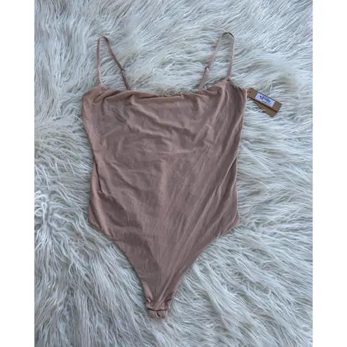 SKIMS Fits Everybody Cami Thong Bodysuit Clay Size Medium