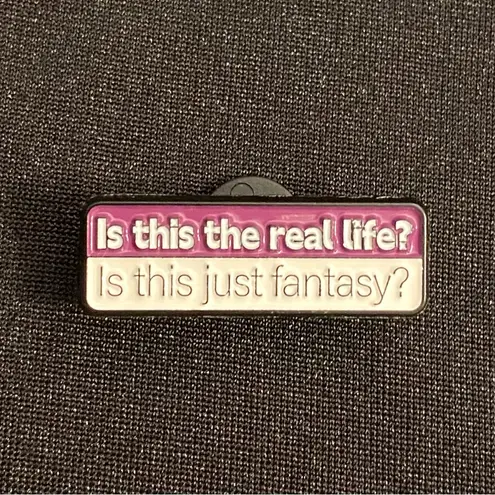 Best first line in rock & roll? Maybe. Best song of the 70s? Enamel pin says yes. Purple