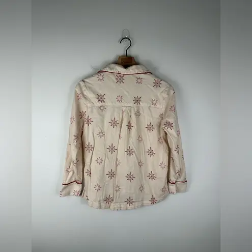 Soma Flannel Super Soft Long Sleeve Collar and High Rise Pants Cozy Pajama Set