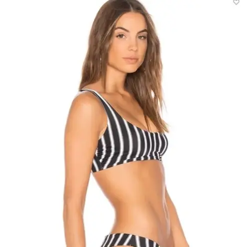 Tori Praver Swimwear New! Tori Praver Deja Striped Bikini Top
