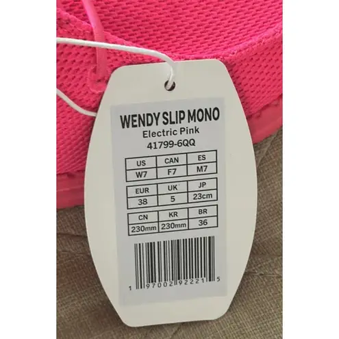 Hey Dude Wendy Slip Mono Electric Pink Casual Loafer Shoes W 7