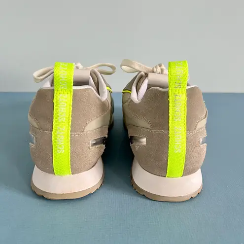 Schutz Penny Grey & Green Sneakers