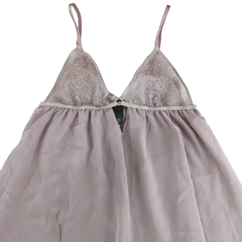 Victoria's Secret  Chemise Dusty‎ Rose Lace Lingerie Women's Size Medium Unlined