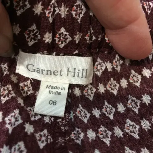 Garnet Hill Printed Gauze Shorts