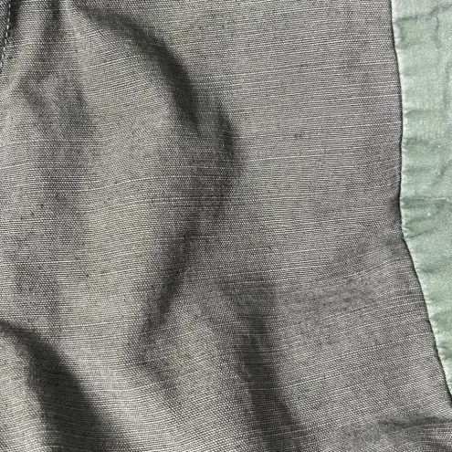 Marc Jacobs ‎ Two-Toned Capri Linen Pants Green Size 4