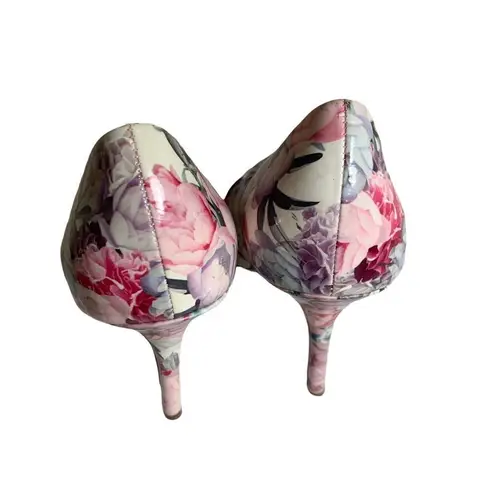 Elle Floral Print Stiletto Pointed Toe Heels Pumps Women's Size 9