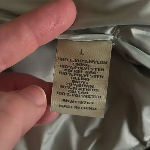 NWT Aspen women’s Down Filled Puffer jacket sz L Green Size L