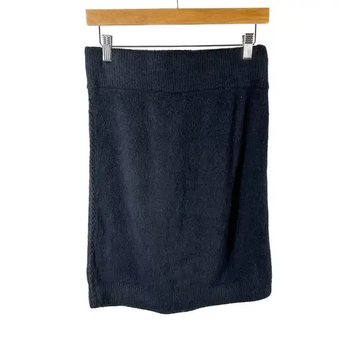 Helmut Lang Brushed Skirt Cloud Size Medium Black